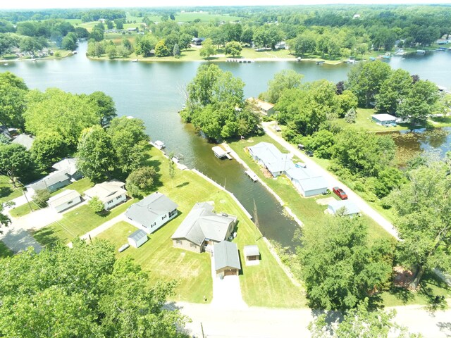 204 Crockett Dr, Quincy, MI 49082 - drone / aerial view of a nearby body of water