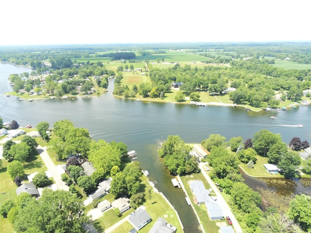 204 Crockett Dr, Quincy, MI 49082 - drone / aerial view of a nearby body of water
