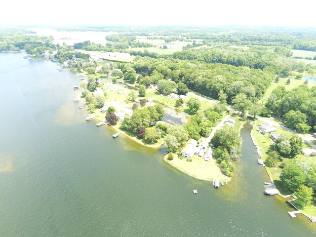 204 Crockett Dr, Quincy, MI 49082 - aerial view of property's location featuring a nearby body of water