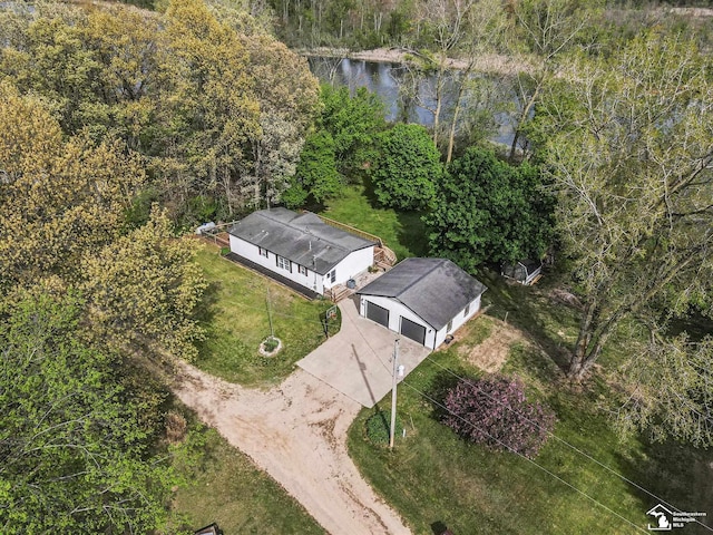 635 Pokey Dr, Hastings, MI 49058 - view from above of property featuring a nearby body of water