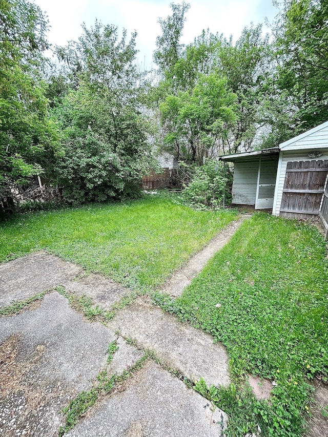view of yard