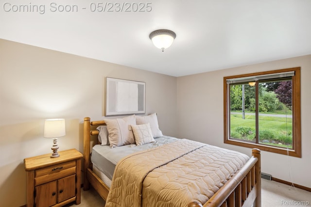 13953 Grandpoint Dr, Cement City, MI 49233 - bedroom featuring light carpet and baseboards