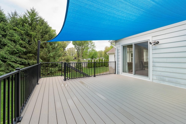 view of deck