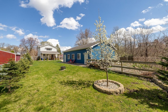 1719 Center St, Carleton, MI 48117 - rear view of property featuring board and batten siding
