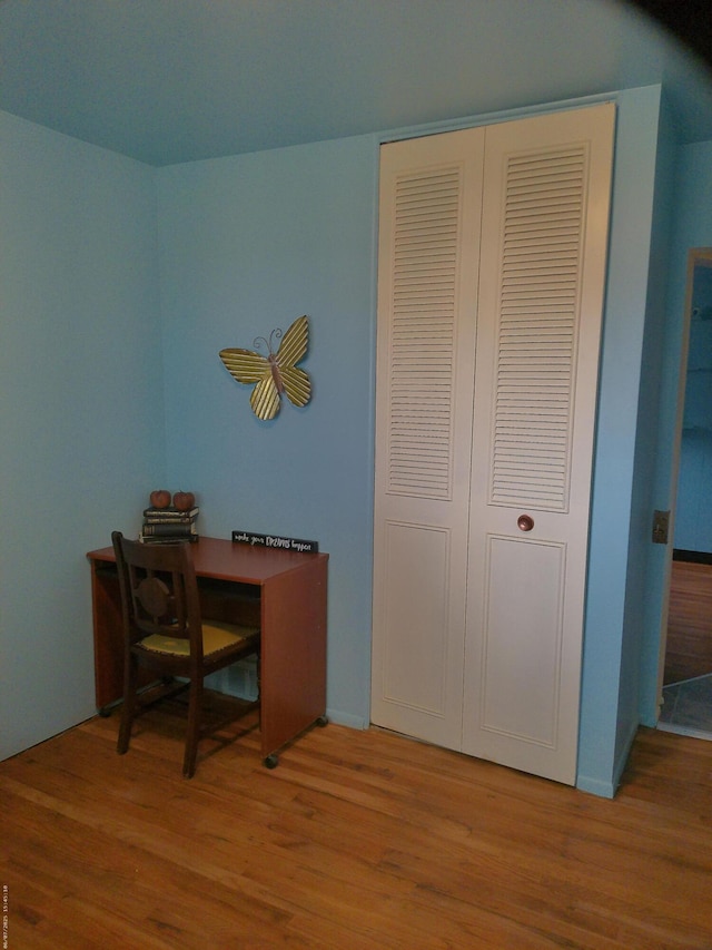 21423 Scotia Ln, Ferndale, MI 48220 - office area featuring light wood-type flooring
