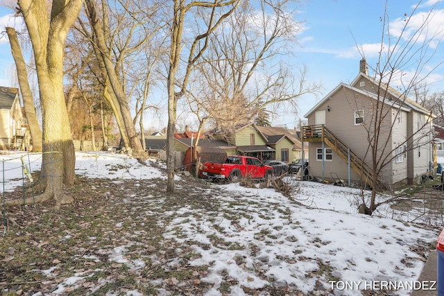 1402 N Ave NE, Grand Rapids, MI 49505 - view of yard layered in snow