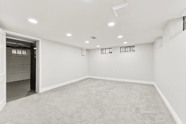 4775 Orchard Ave, Dearborn, MI 48126 - below grade area with carpet flooring, recessed lighting, and baseboards