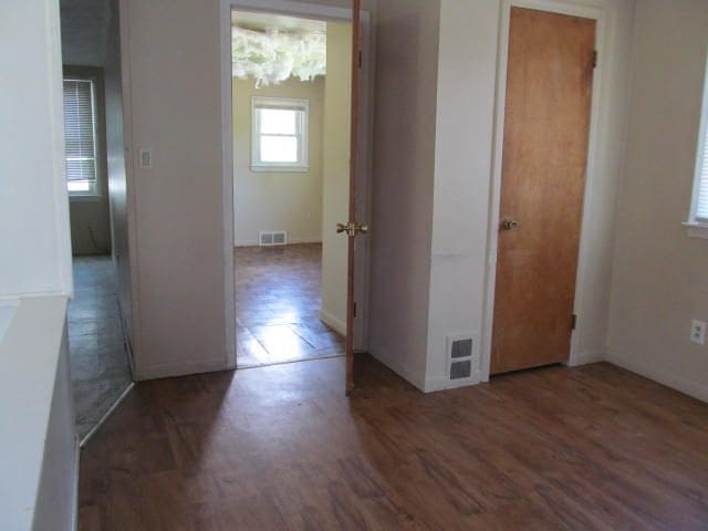 18478 Fox, Redford, MI 48240 - corridor with wood finished floors and baseboards