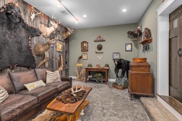 9510 Sparta Ave NW, Sparta, MI 49345 - living area featuring recessed lighting and baseboards