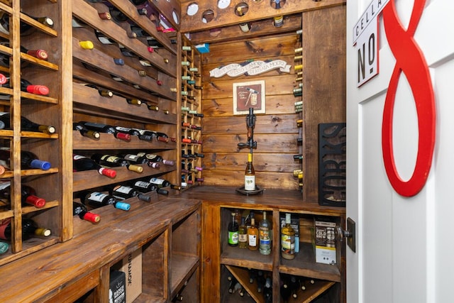 9510 Sparta Ave NW, Sparta, MI 49345 - wine room featuring wooden walls