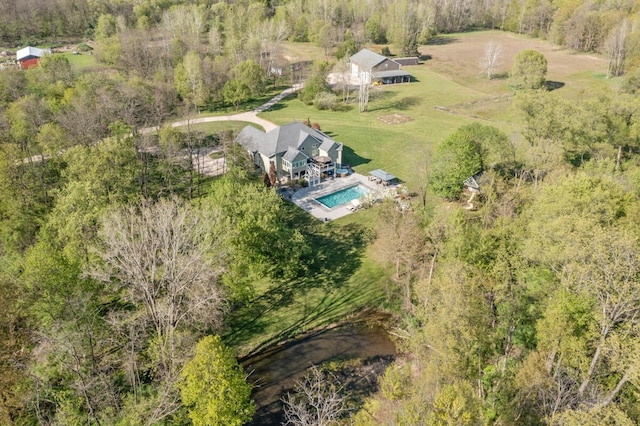 9510 Sparta Ave NW, Sparta, MI 49345 - view of rural area with a pool area and a heavily wooded area