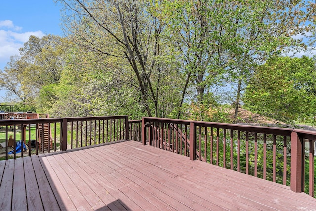 2570 Black Horse Ct NE, Grand Rapids, MI 49505 - view of wooden deck