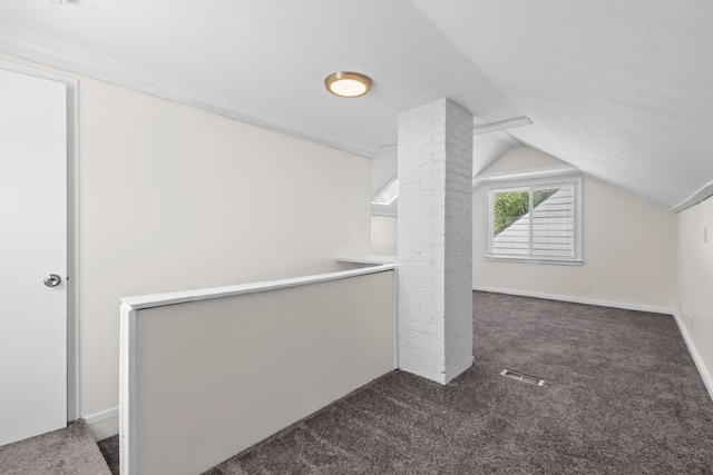 18750 Kingsville St, Harper Woods, MI 48225 - additional living space with carpet and lofted ceiling