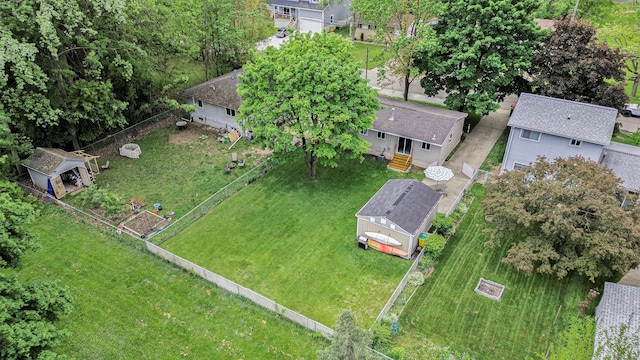 44080 Davis, Utica, MI 48317 - aerial view