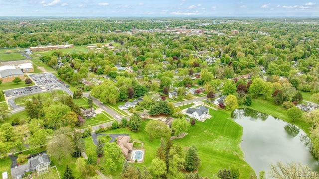 608 Budlong St, Adrian, MI 49221 - aerial view of property's location featuring a nearby body of water
