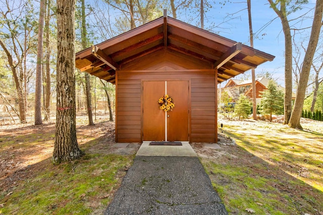 7017 Loud Dr, Oscoda, MI 48750 - view of shed