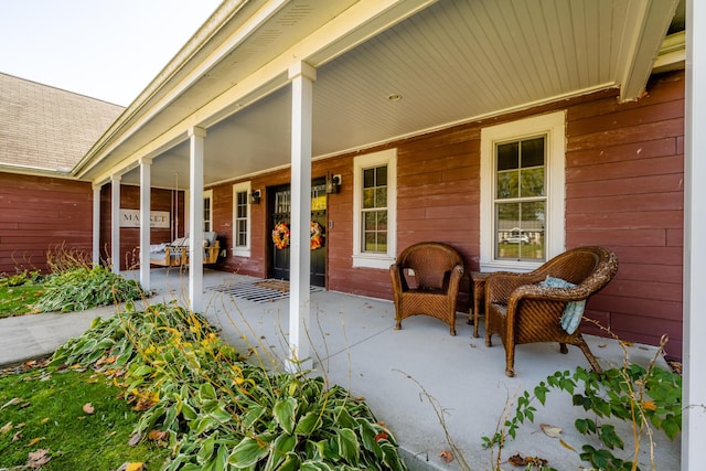 3694 Kerlikowske Rd, Coloma, MI 49038 - view of patio / terrace featuring covered porch