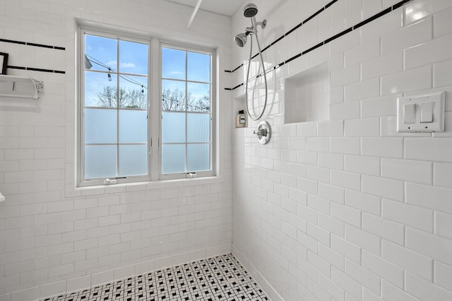 3694 Kerlikowske Rd, Coloma, MI 49038 - full bathroom with tiled shower and tile walls