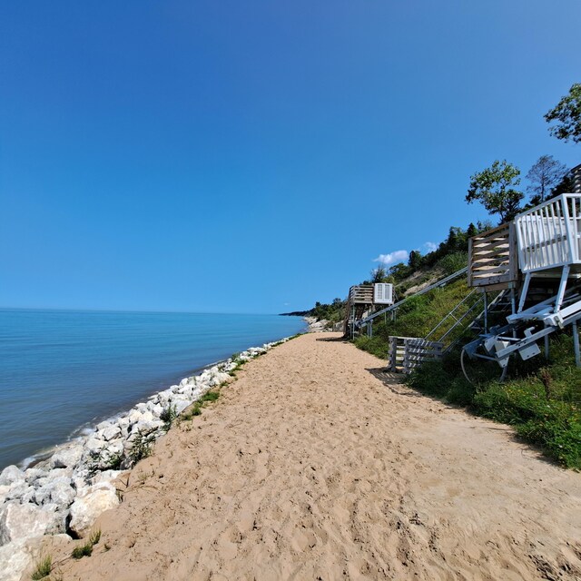7251 E Beach Dr, South Haven, MI 49090 - water view with local beach