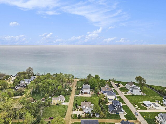 7251 E Beach Dr, South Haven, MI 49090 - aerial view of residential area featuring a nearby body of water