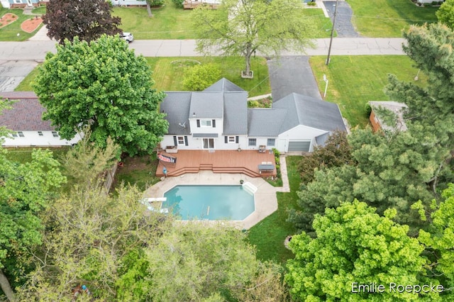 8131 Lorac St, Portage, MI 49002 - view of subject property with a pool area