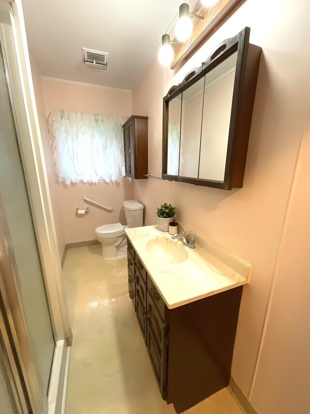 5817 Everest Dr, Clarkston, MI 48346 - bathroom with toilet and vanity
