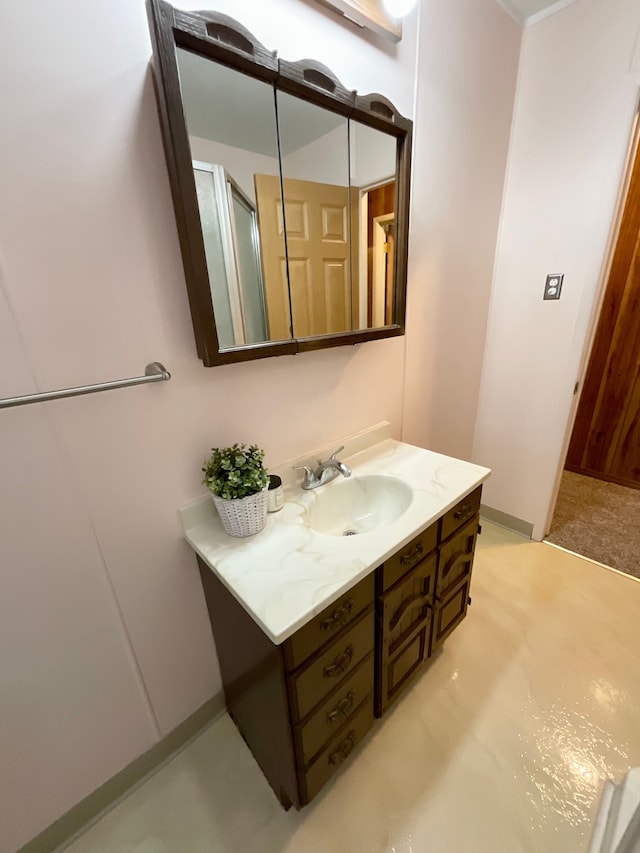 5817 Everest Dr, Clarkston, MI 48346 - bathroom featuring vanity