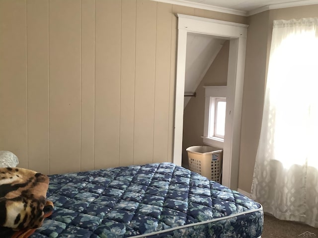508 N Roosevelt Austin Ave, Saginaw, MI 48607 - bedroom featuring carpet floors and crown molding