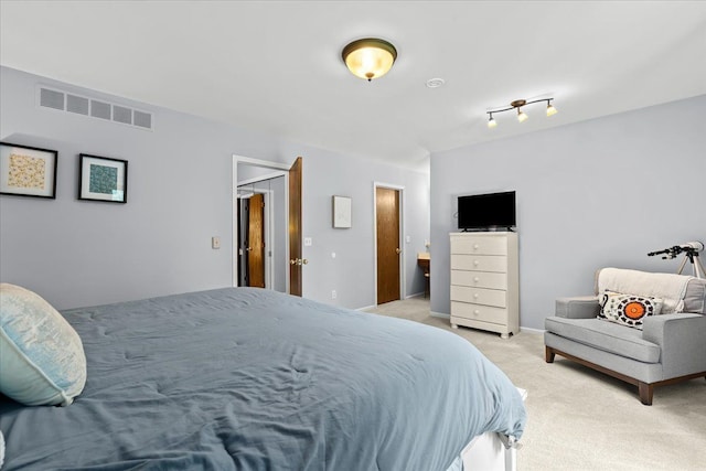 6588 White Pines Dr, Brighton, MI 48116 - bedroom featuring light colored carpet