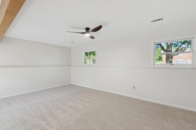 5082 Patland Dr, Kalamazoo, MI 49009 - carpeted empty room featuring ceiling fan and baseboards