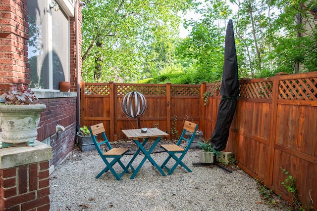 736 Chicago Blvd, Detroit, MI 48202 - view of patio / terrace with a fenced backyard
