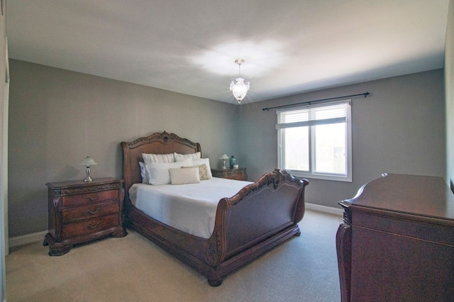 194 W Reed Lk, Commerce Twp, MI 48390 - bedroom featuring light colored carpet and baseboards