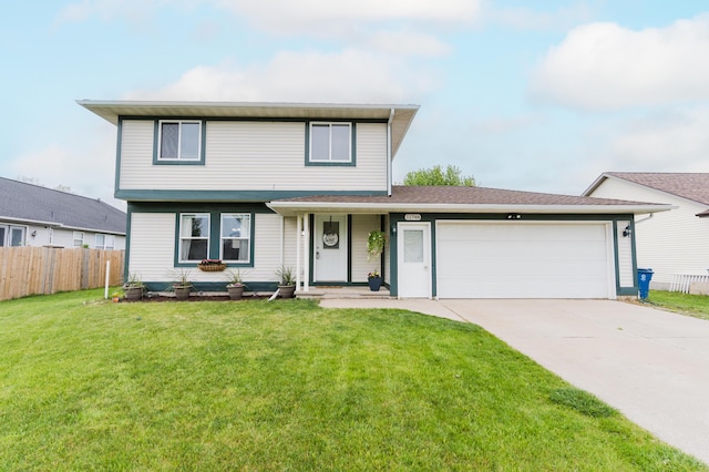 11748 Cloverview Dr, Ravenna, MI 49451 - traditional-style house with driveway and an attached garage