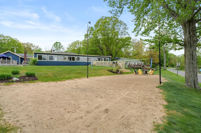 08763 Silver Lake Rd, Grand Junction, MI 49056 - view of community with a lawn