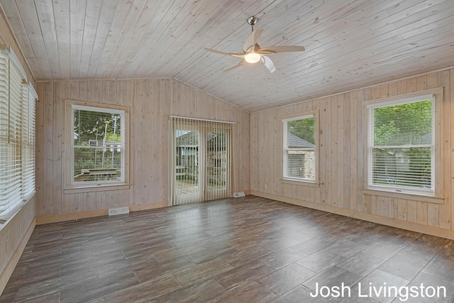 957 Breton Rd SE, Grand Rapids, MI 49506 - unfurnished sunroom featuring lofted ceiling