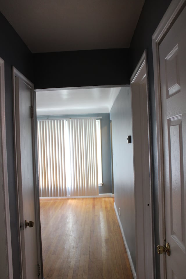 20091 Bentler St, Detroit, MI 48219 - hallway featuring wood finished floors and baseboards