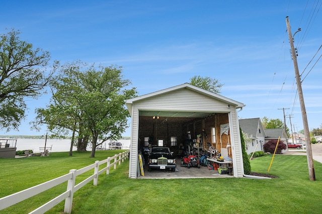 view of outbuilding with an outdoor structure
