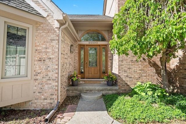 46890 Cider Mill Dr, Novi, MI 48374 - entrance to property featuring brick siding