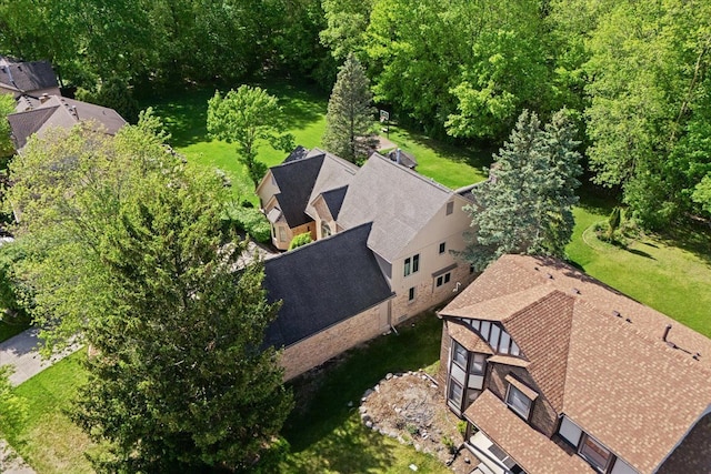 46890 Cider Mill Dr, Novi, MI 48374 - bird's eye view