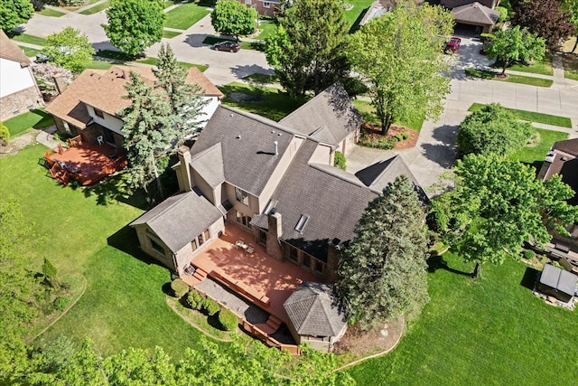 46890 Cider Mill Dr, Novi, MI 48374 - aerial perspective of suburban area