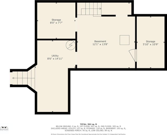 1702 Teneyck St, Jackson, MI 49203 - floor plan / room layout