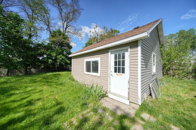 1702 Teneyck St, Jackson, MI 49203 - view of outbuilding featuring an outbuilding