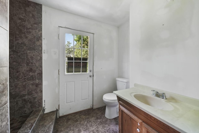 1702 Teneyck St, Jackson, MI 49203 - full bathroom with toilet and vanity