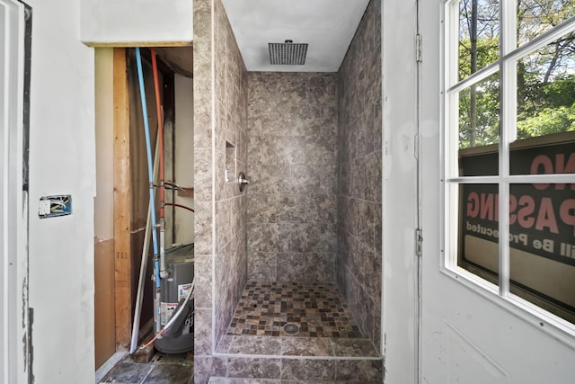 1702 Teneyck St, Jackson, MI 49203 - full bathroom with tiled shower