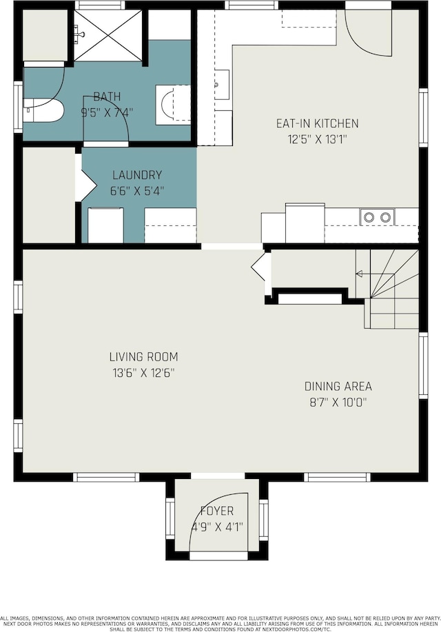 371 4th St, Pentwater, MI 49449 - room layout