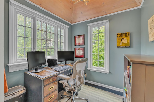 2462 N Dixboro Rd, Ann Arbor, MI 48105 - home office with baseboards and plenty of natural light