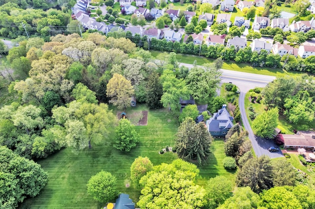 2462 N Dixboro Rd, Ann Arbor, MI 48105 - aerial perspective of suburban area featuring a tree filled landscape