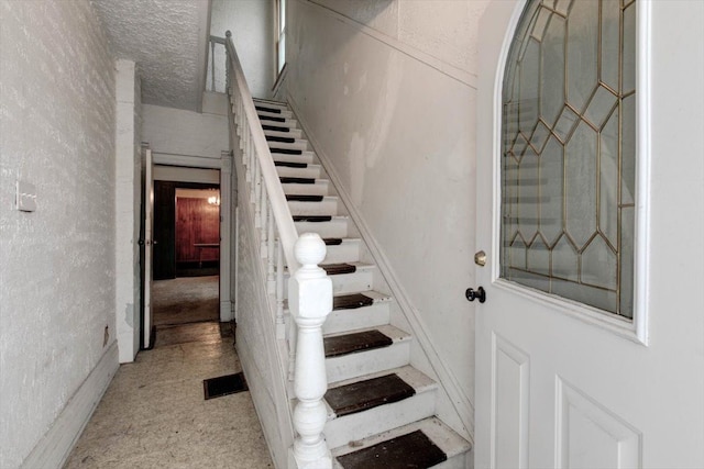 view of stairs