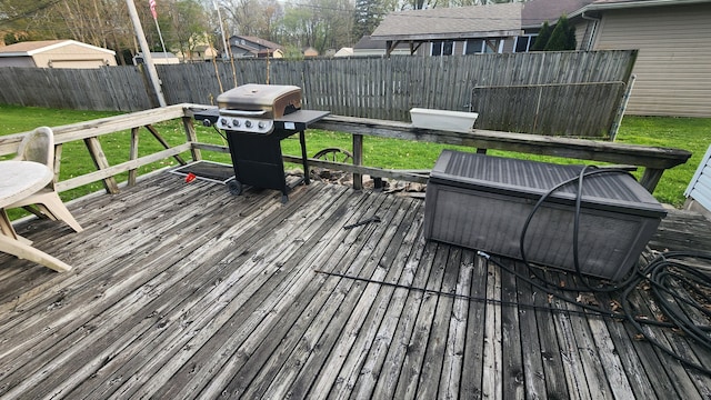 38120 Winkler St, Harrison Township, MI 48045 - deck with area for grilling