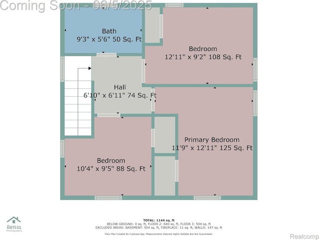 15285 Hazelridge St, Detroit, MI 48205 - floor plan / room layout